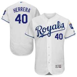 Kansas City Royals #40 Kelvin Herrera White Flexbase Stitched Jersey DingZhi