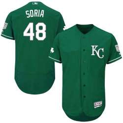 Kansas City Royals #48 Joakim Soria Green Celtic Flexbase Stitched Jersey DingZhi
