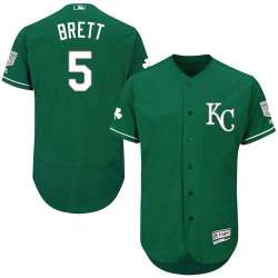 Kansas City Royals #5 George Brett Green Celtic Flexbase Stitched Jersey DingZhi