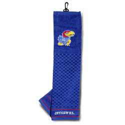 Kansas Jayhawks 16x22 Embroidered Golf Towel - Special Order
