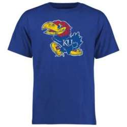 Kansas Jayhawks Big x26 Tall Classic Primary WEM T-Shirt - Blue
