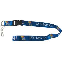 Kansas Jayhawks Lanyard - Breakaway with Key Ring