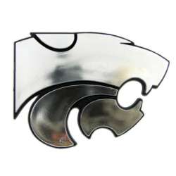 Kansas State Wildcats Auto Emblem - Silver