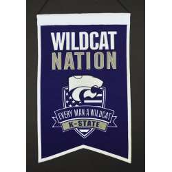 Kansas State Wildcats Banner 14x22 Wool Nations