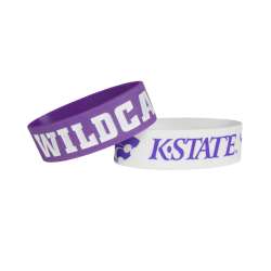 Kansas State Wildcats Bracelets 2 Pack Wide - Special Order