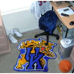 Kentucky Wildcats Area Rug - Mascot Style