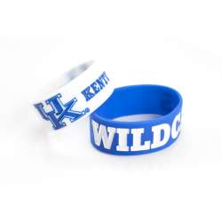 Kentucky Wildcats Bracelets 2 Pack Wide - Special Order