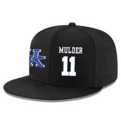 Kentucky Wildcats #11 Mychal Mulder Black Adjustable Hat