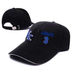 Kentucky Wildcats #3 Edrice Adebayo Black College Basketball Adjustable Peaked Hat