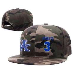 Kentucky Wildcats #3 Edrice Adebayo Camo College Basketball Adjustable Hat