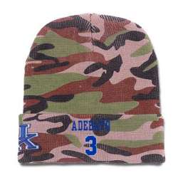 Kentucky Wildcats #3 Edrice Adebayo Camo College Basketball Knit Hat