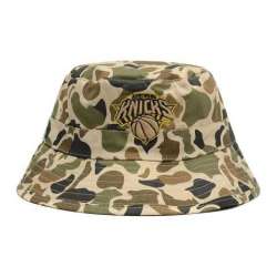 Knicks Team Logo Camo Wide Brim Hat LXMY