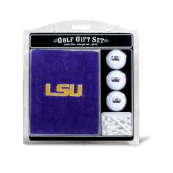 LSU Tigers Golf Gift Set with Embroidered Towel - Special Order
