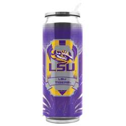 LSU Tigers Stainless Steel Thermo Can - 16.9 ounces