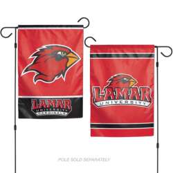 Lamar Cardinals Flag 12x18 Garden Style 2 Sided