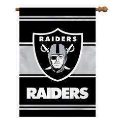 Las Vegas Raiders Banner 28x40 House Flag Style 2 Sided CO