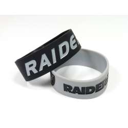 Las Vegas Raiders Bracelets 2 Pack Wide
