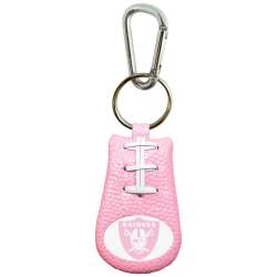 Las Vegas Raiders Keychain Pink Football CO