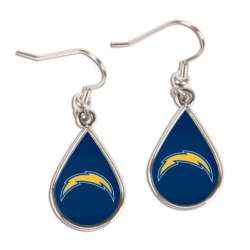 Los Angeles Chargers Earrings Tear Drop Style - Special Order