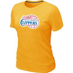 Los Angeles Clippers Big & Tall Primary Logo Yellow Women's T-Shirt