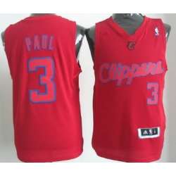 Los Angeles Clippers #3 Chris Paul Revolution 30 Swingman Red Big Color Jerseys