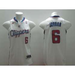 Los Angeles Clippers #6 Jordan Revolution 30 Swingman White Jerseys