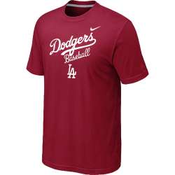 Los Angeles Dodgers 2014 Home Practice T-Shirt - Red