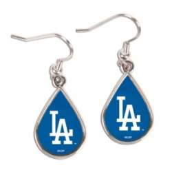 Los Angeles Dodgers Earrings Tear Drop Style - Special Order