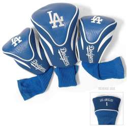 Los Angeles Dodgers Golf Club 3 Piece Contour Headcover Set - Special Order