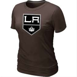 Los Angeles Kings Big & Tall Women's Logo Brown T-Shirt