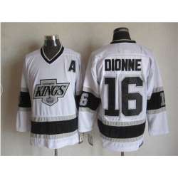 Los Angeles Kings #16 Marcel Dionne CCM Throwback White Jerseys