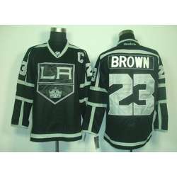 Los Angeles Kings #23 Dustin Brown 2012 Black Ice Jerseys