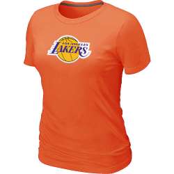 Los Angeles Lakers Big & Tall Primary Logo Orange Women's T-Shirt