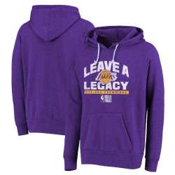 Los Angeles Lakers Purple 2020 NBA Finals Champions Tri Blend Pullover Hoodie