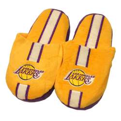 Los Angeles Lakers Slippers - Youth 8-16 Stripe (12 pc case) CO