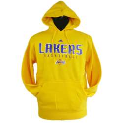 Los Angeles Lakers Team Logo Yellow Pullover Hoody