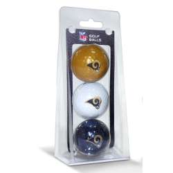 Los Angeles Rams 3 Pack of Golf Balls - Special Order