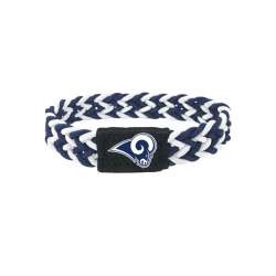Los Angeles Rams Bracelet Braided Navy and White