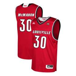Louisville Cardinals 30 Ryan McMahon Red College Basketball Jersey Dzhi