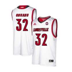 Louisville Cardinals 32 Chinanu Onuaku White College Basketball Jersey Dzhi