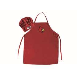 Louisville Cardinals Apron and Chef Hat Set - Special Order