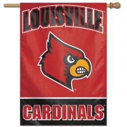 Louisville Cardinals Banner 28x40 Vertical - Special Order