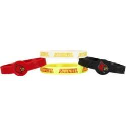 Louisville Cardinals Bracelets - 4 Pack Silicone - Special Order