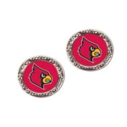 Louisville Cardinals Earrings Post Style - Special Order