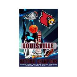Louisville Cardinals POSTER-2013 NCAA BKB NATIONAL CO
