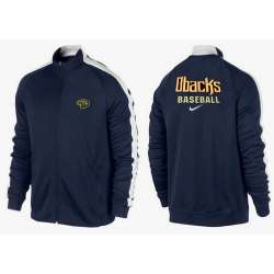 MLB Arizona Diamondbacks Team Logo 2015 Men Baseball Jacket (3)