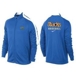 MLB Arizona Diamondbacks Team Logo 2015 Men Baseball Jacket (6)