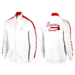 MLB Atlanta Braves Team Logo 2015 Men Baseball Jacket (10)