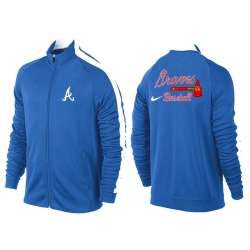 MLB Atlanta Braves Team Logo 2015 Men Baseball Jacket (16)