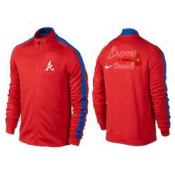 MLB Atlanta Braves Team Logo 2015 Men Baseball Jacket (7)